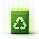 Icona pacchetto riciclato